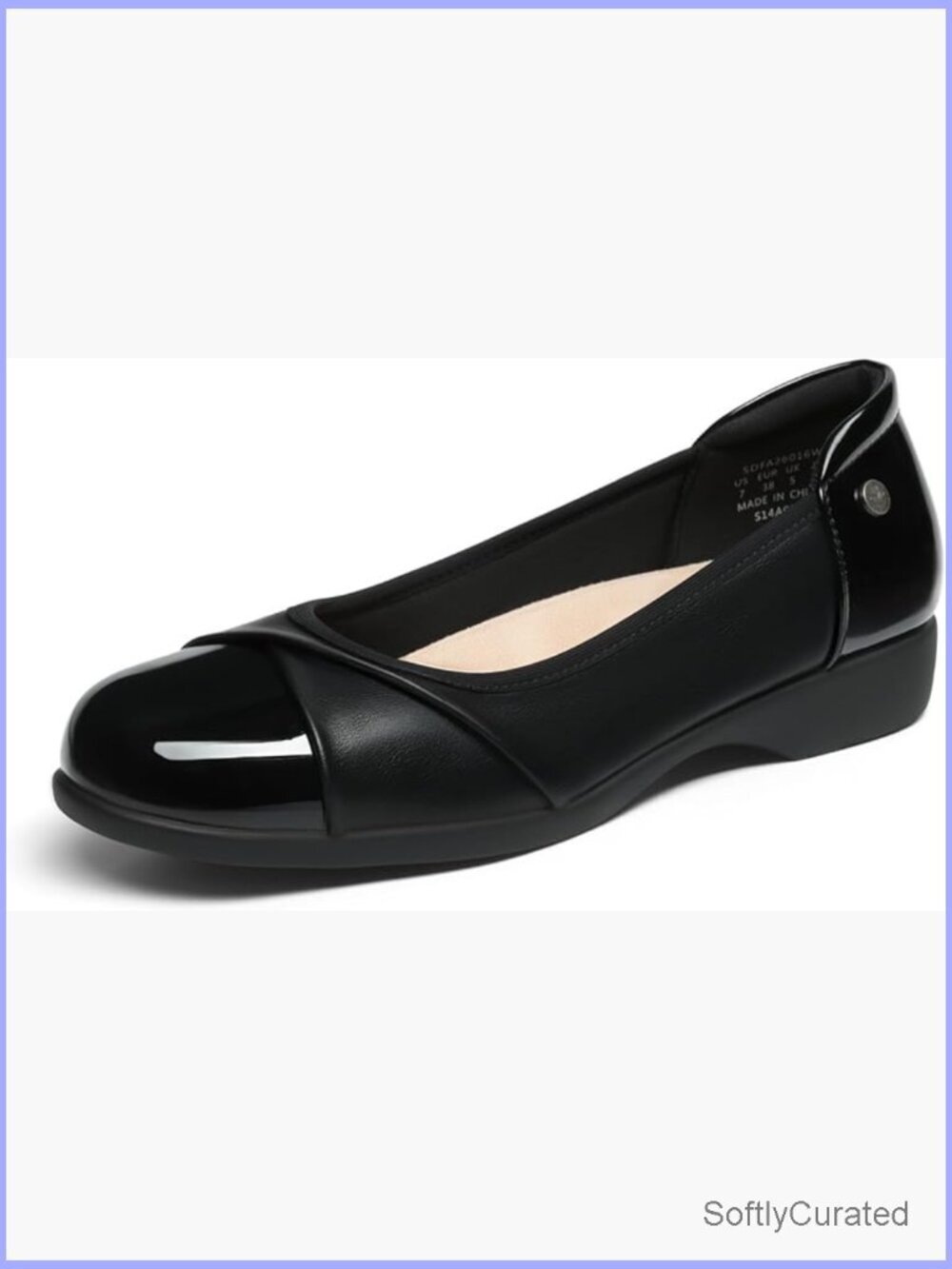 Women's Ballet Flats Comfortable Work Office Dress Shoes Round Toe - Picture 1 of 7